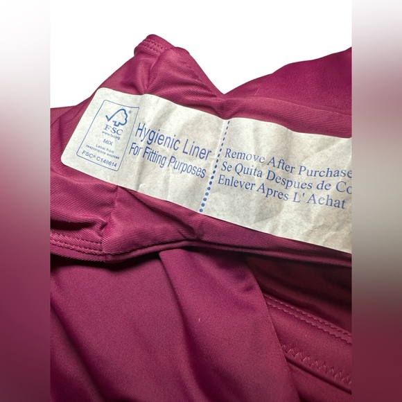 NWT Andie‎ Swim Lagos One Piece Swimsuit Plum Size Large - Picture 8 of 10